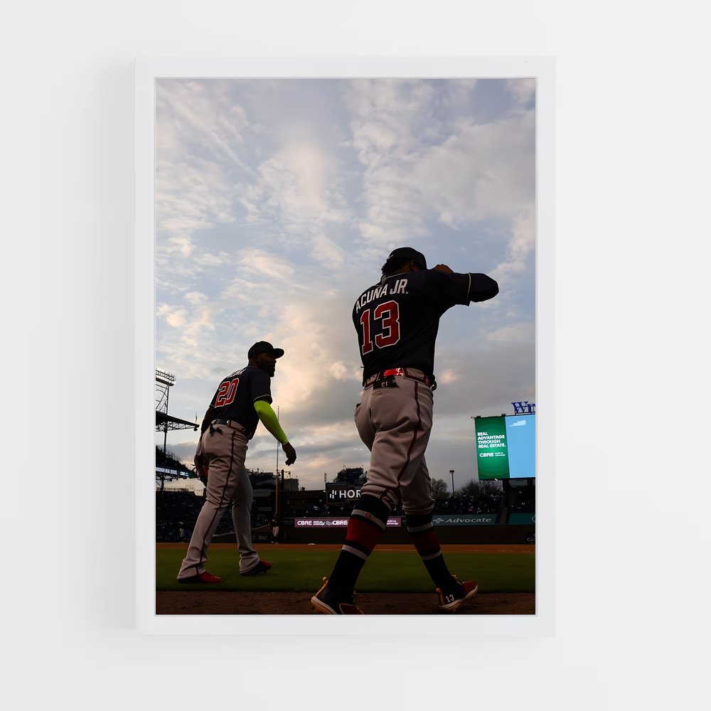 Poster En Route pour la Victoire – affiche Baseball (vue 3)
